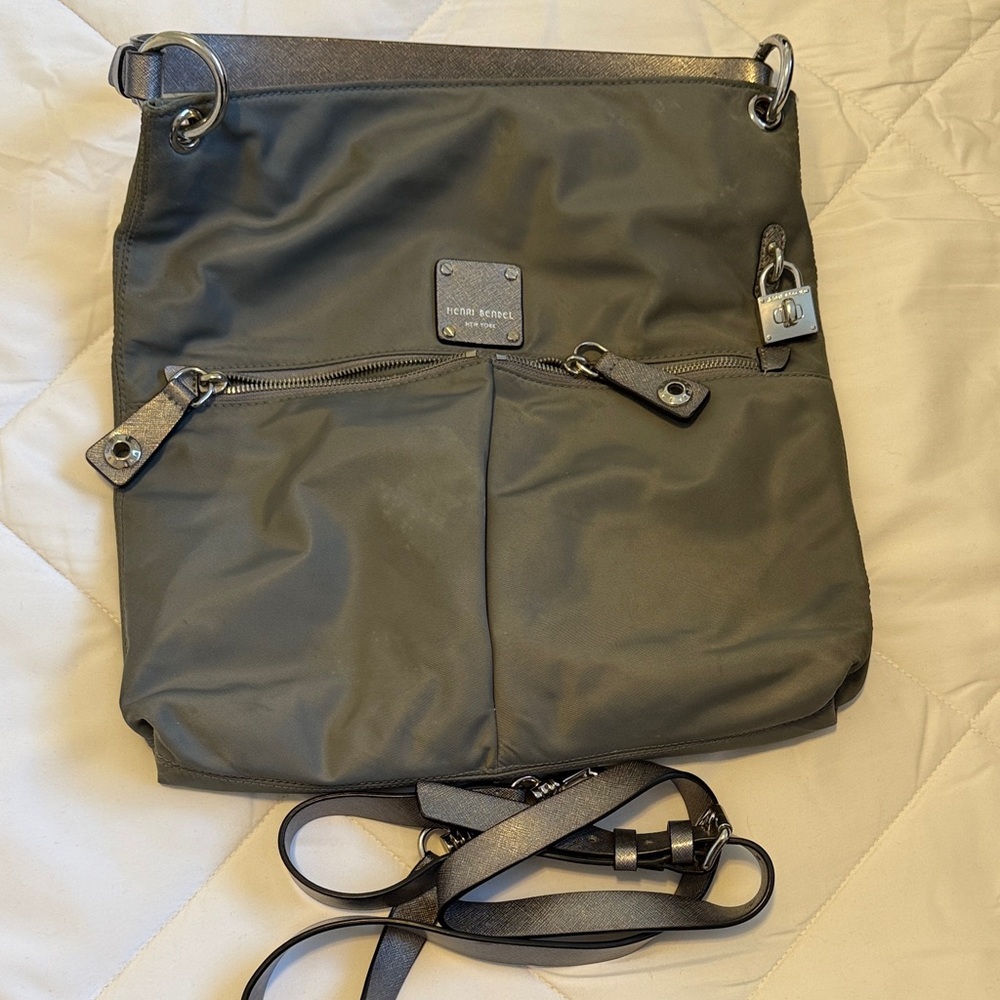 Henri Bendel Gray Crossbody Bag